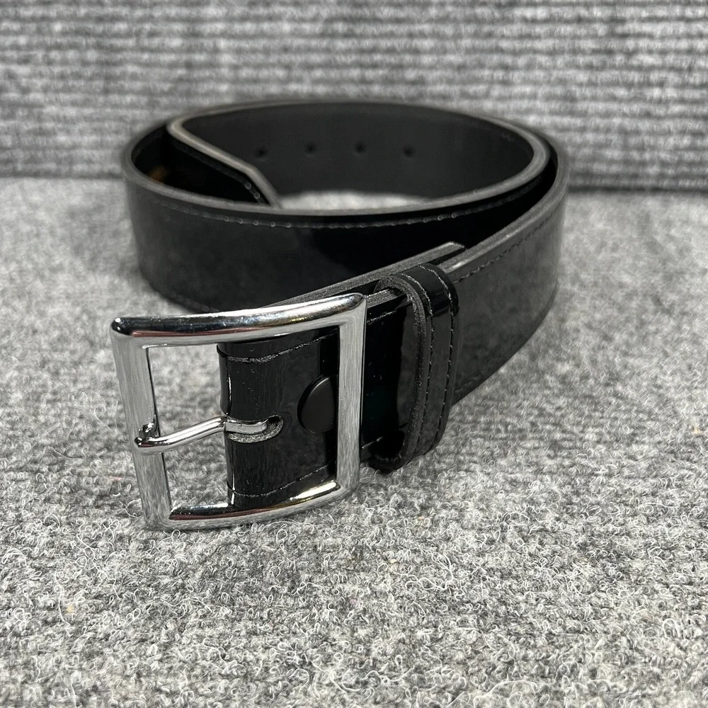 Boston Patent Leather Belt 6505 Mens 34